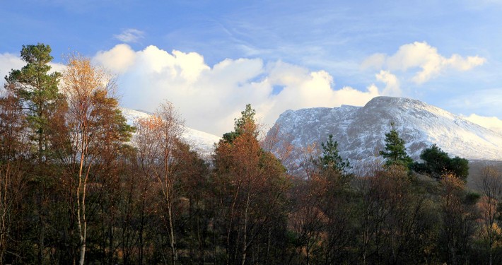 Woodside's view of Ben Nevis just outside Fort William