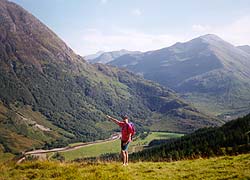 A view in Glen Nevis near Fort William